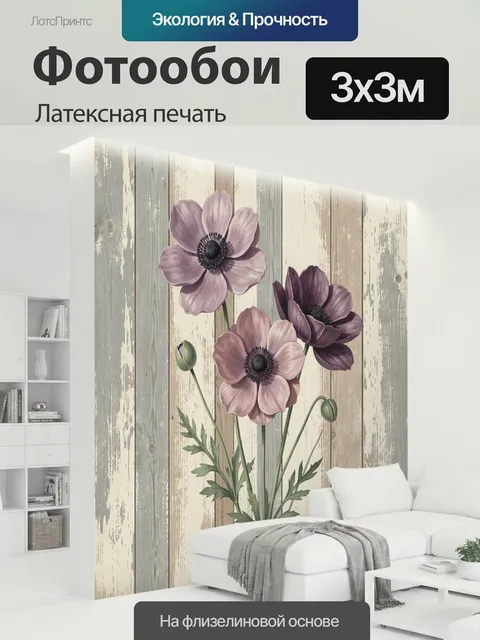 300 × 300 см · Латексная печать