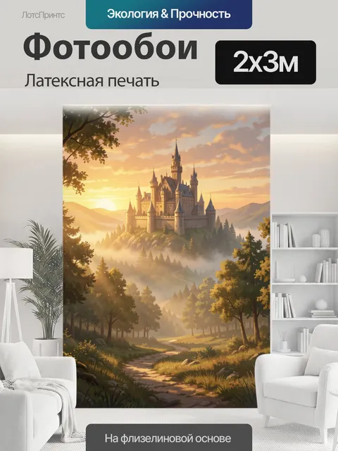 200 × 300 см · Латексная печать