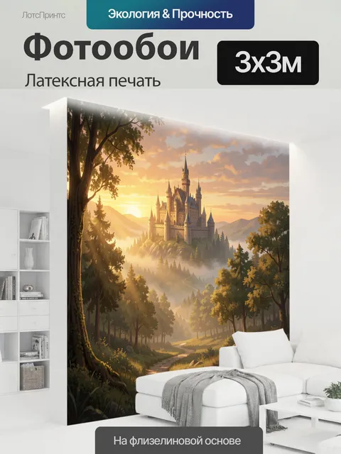 300 × 300 см · Латексная печать