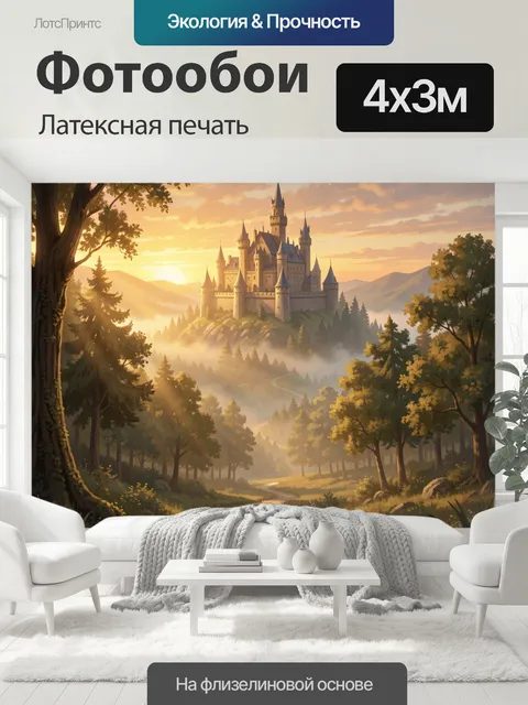400 × 300 см · Латексная печать