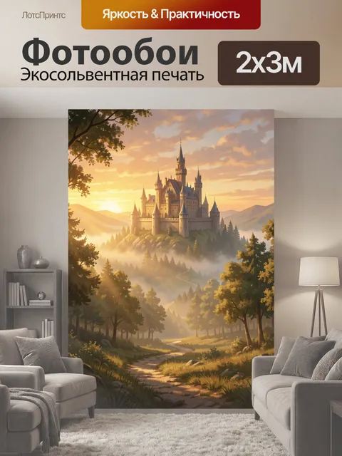 200 × 300 см · Экосольвентная печать