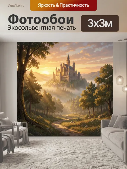 300 × 300 см · Экосольвентная печать