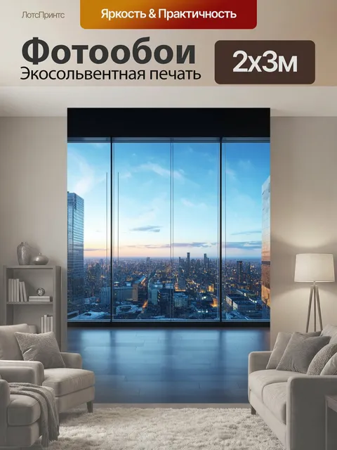 200 × 300 см · Экосольвентная печать