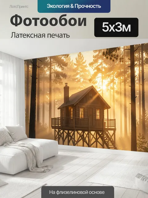 500 × 300 см · Латексная печать