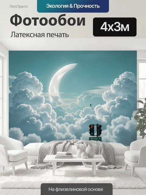 400 × 300 см · Латексная печать