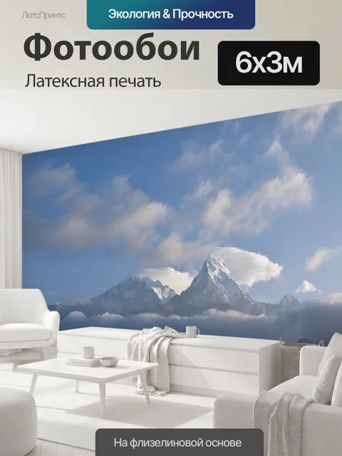 600 × 300 см · Латексная печать