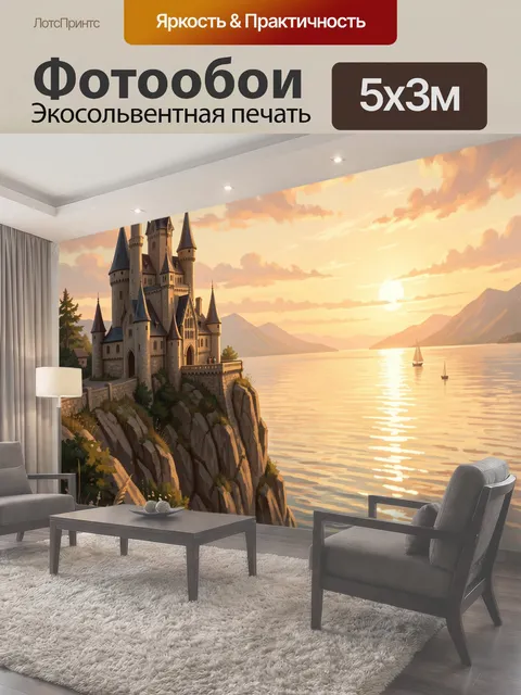 500 × 300 см · Экосольвентная печать