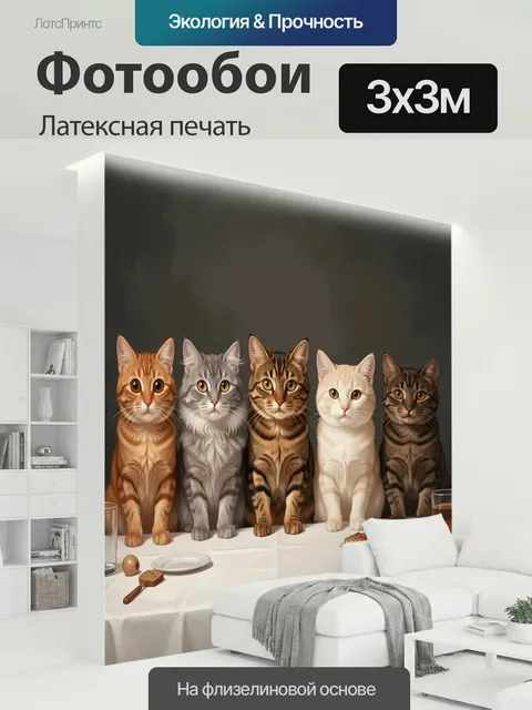 300 × 300 см · Латексная печать