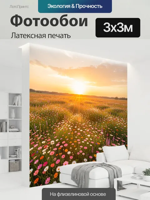 300 × 300 см · Латексная печать