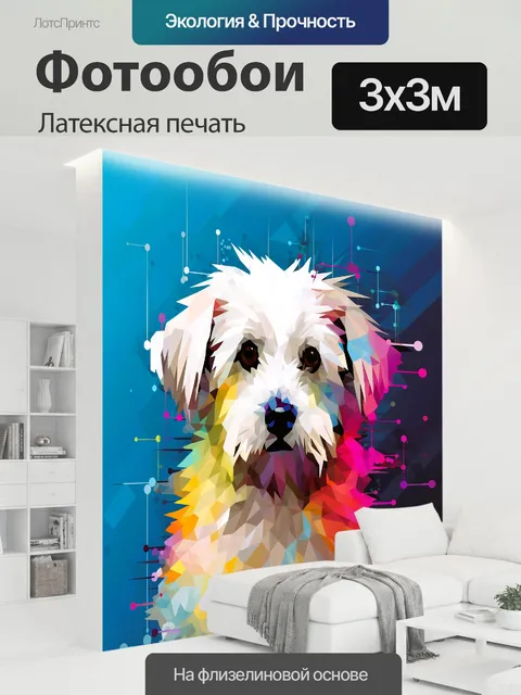 300 × 300 см · Латексная печать
