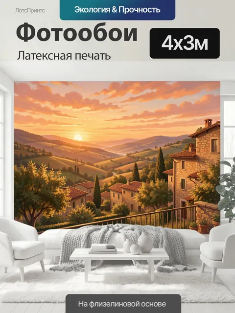 400 × 300 см · Латексная печать