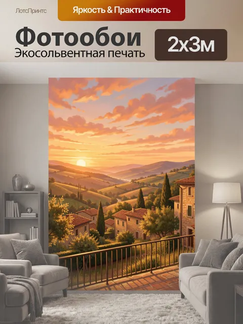 200 × 300 см · Экосольвентная печать