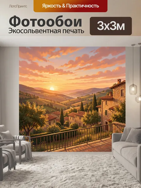 300 × 300 см · Экосольвентная печать
