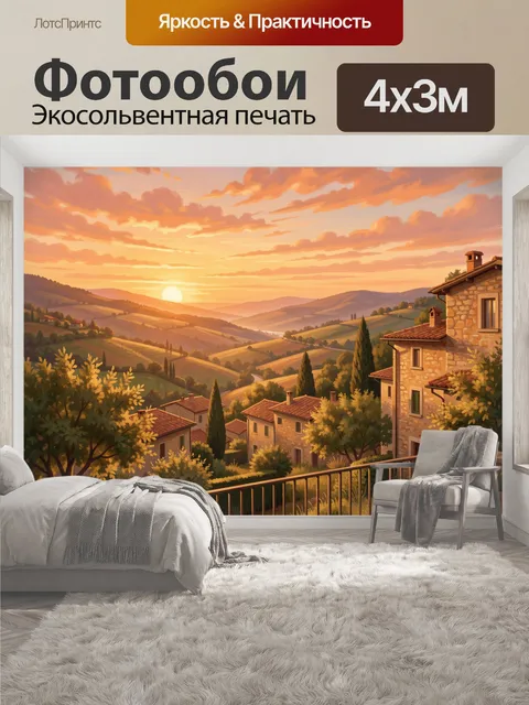 400 × 300 см · Экосольвентная печать