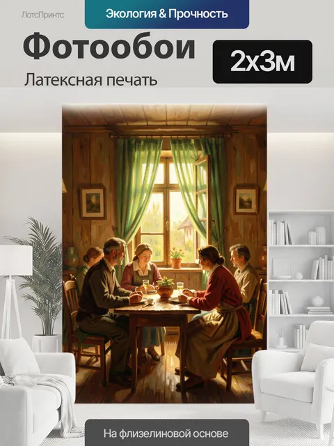 200 × 300 см · Латексная печать