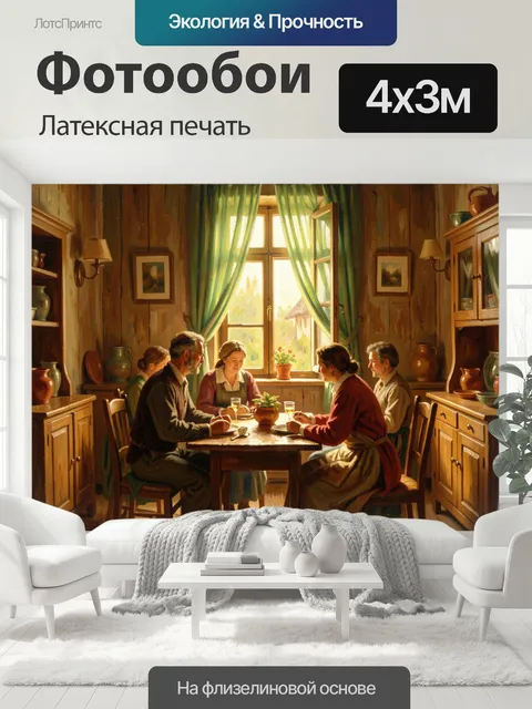 400 × 300 см · Латексная печать