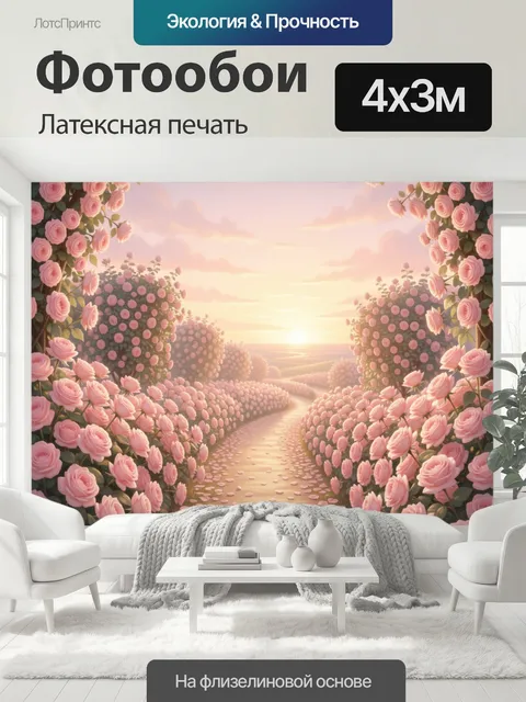 400 × 300 см · Латексная печать