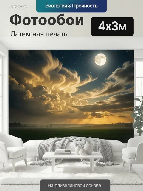 400 × 300 см · Латексная печать