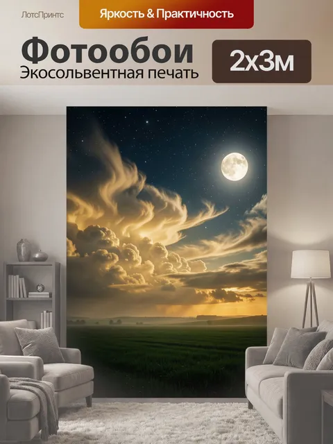 200 × 300 см · Экосольвентная печать