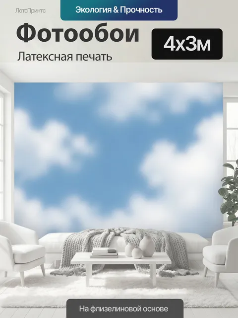 400 × 300 см · Латексная печать