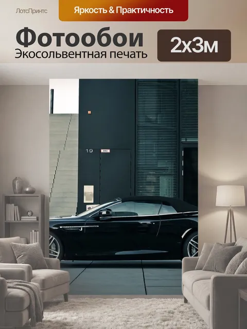 200 × 300 см · Экосольвентная печать