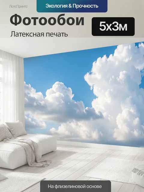 500 × 300 см · Латексная печать
