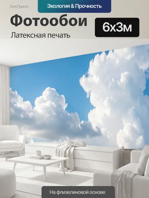 600 × 300 см · Латексная печать