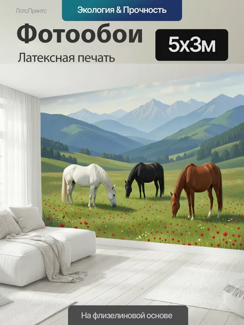 500 × 300 см · Латексная печать
