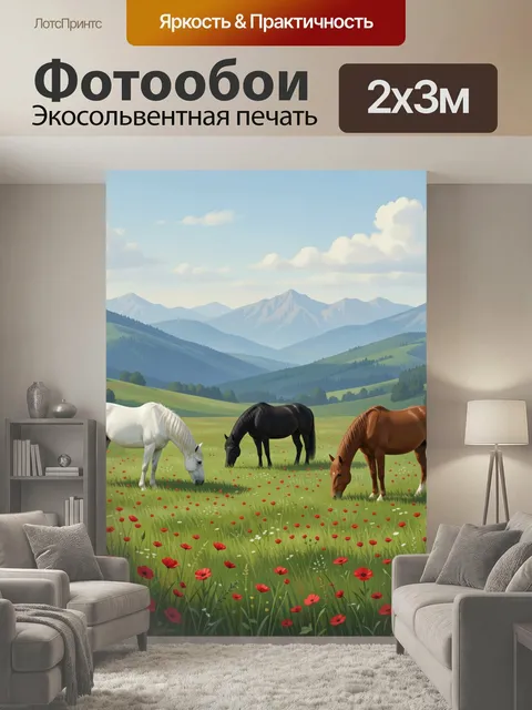 200 × 300 см · Экосольвентная печать