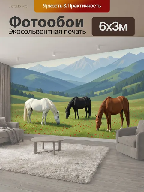 600 × 300 см · Экосольвентная печать