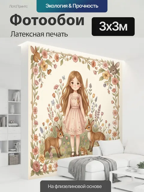 300 × 300 см · Латексная печать