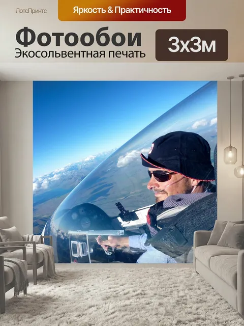 Фотообои Пилот, скольжение, посмотреть