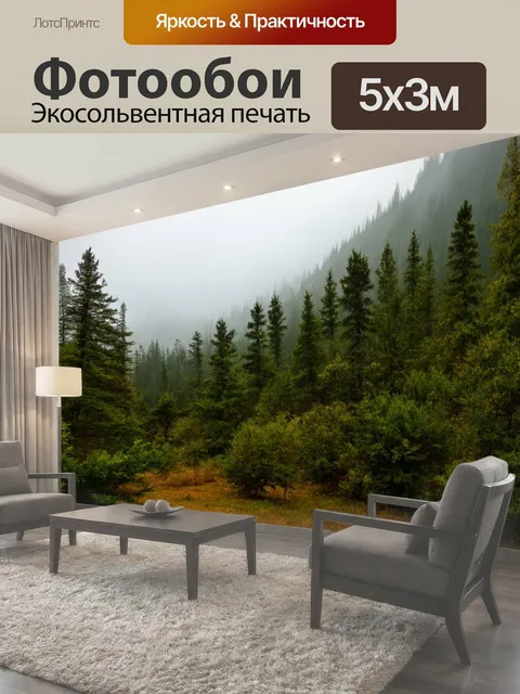 500 × 300 см · Экосольвентная печать