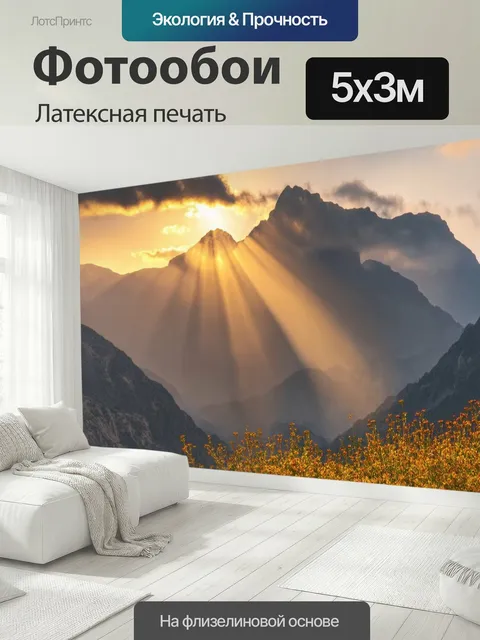 500 × 300 см · Латексная печать