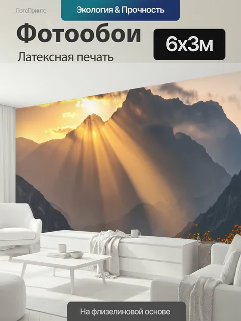 600 × 300 см · Латексная печать