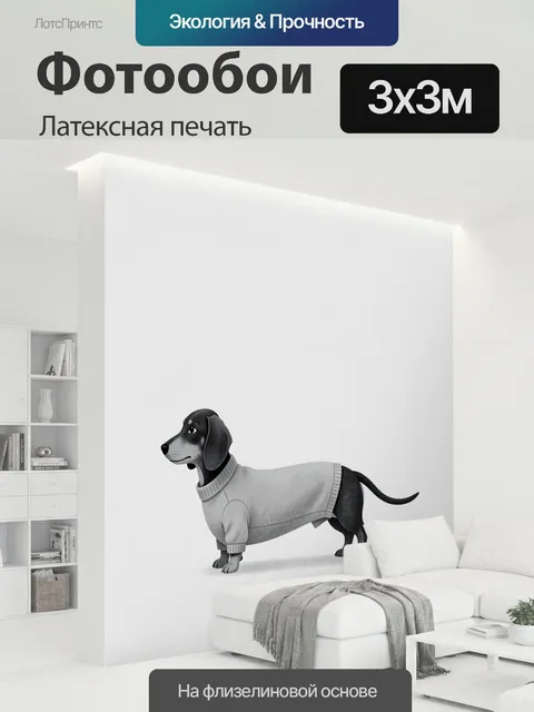 300 × 300 см · Латексная печать