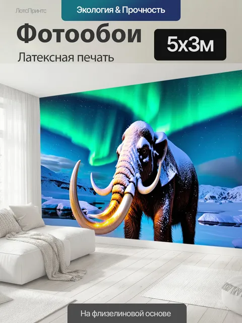 500 × 300 см · Латексная печать