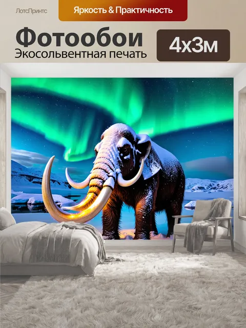 400 × 300 см · Экосольвентная печать