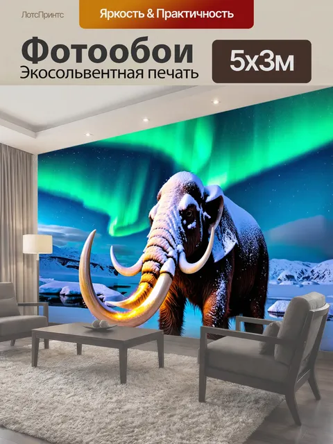 500 × 300 см · Экосольвентная печать