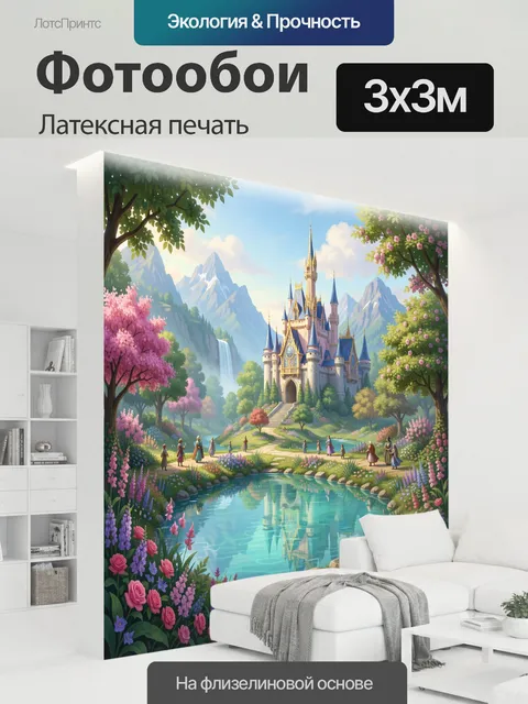 300 × 300 см · Латексная печать