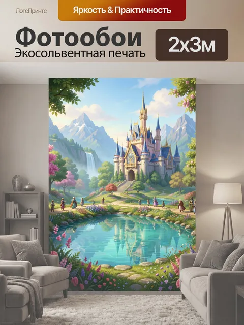 200 × 300 см · Экосольвентная печать