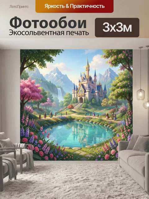300 × 300 см · Экосольвентная печать