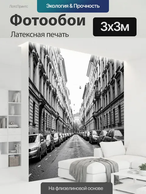 300 × 300 см · Латексная печать