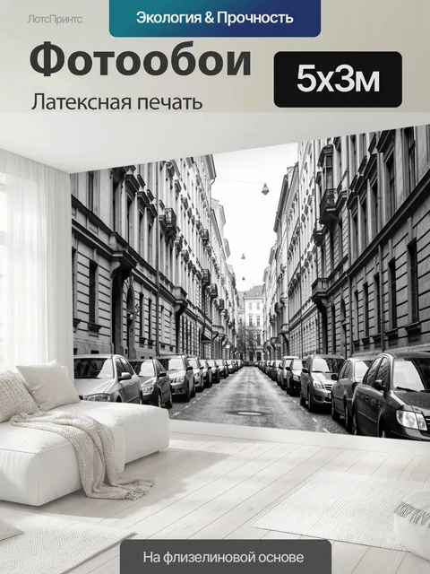500 × 300 см · Латексная печать