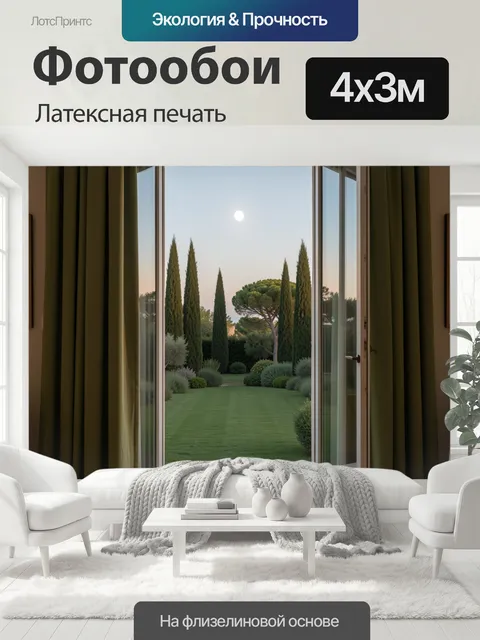400 × 300 см · Латексная печать
