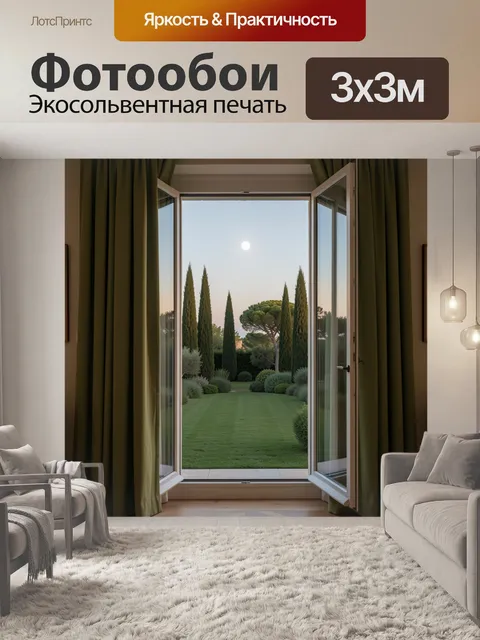 300 × 300 см · Экосольвентная печать