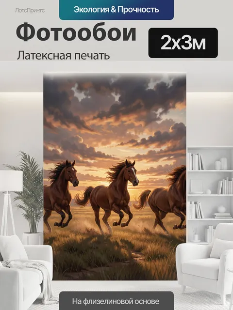 200 × 300 см · Латексная печать