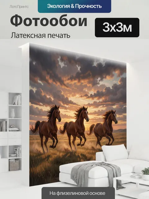 300 × 300 см · Латексная печать