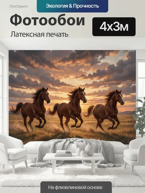 400 × 300 см · Латексная печать