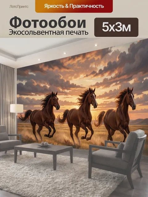 500 × 300 см · Экосольвентная печать